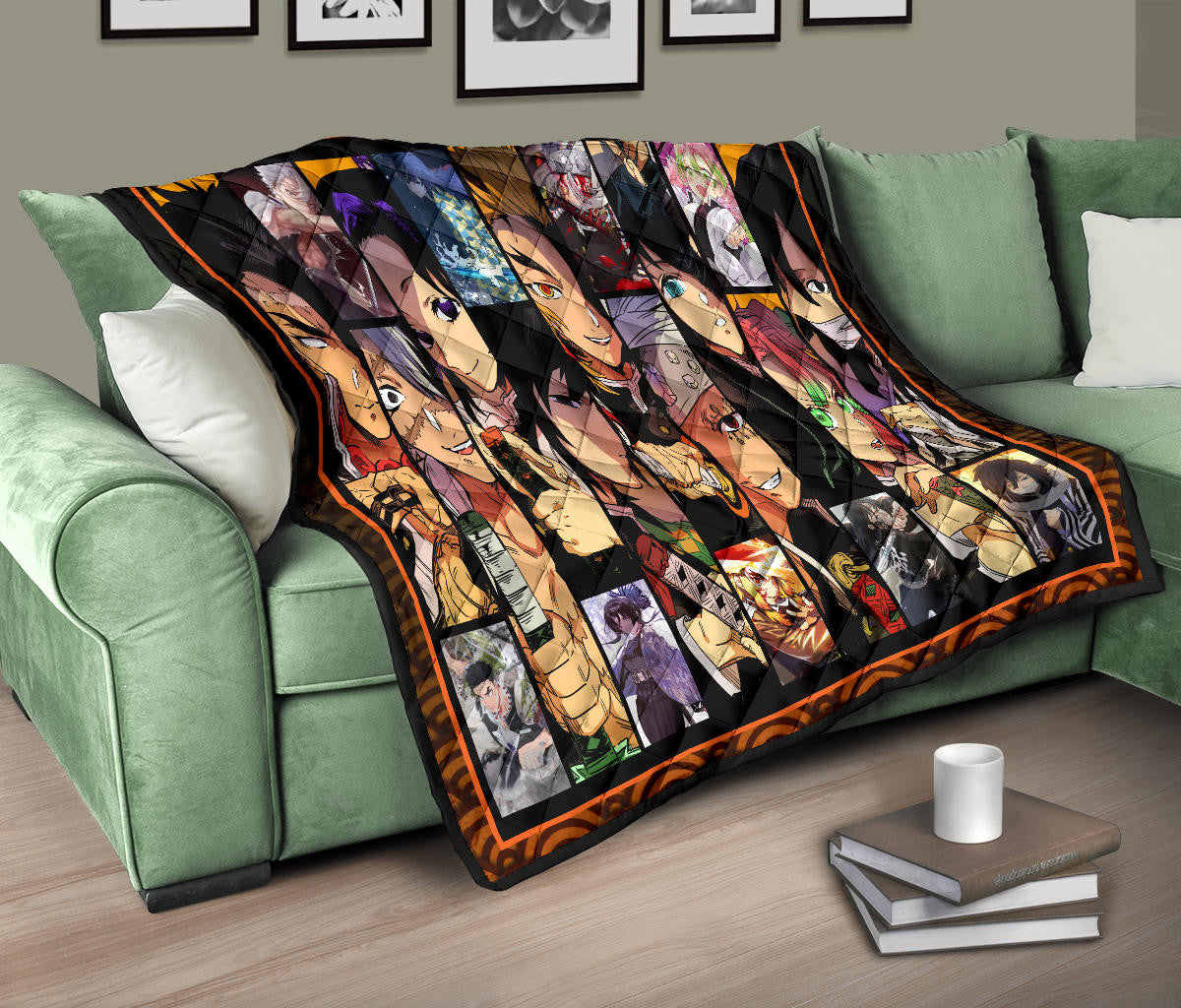 Hashira Strongest Characters Demon Slayer Area Rug Anime Home Decor Custom For Fans NA052001