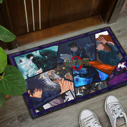 Itadori Yuji Jujutsu Kaisen Door Mat Anime Home Decor Custom For Fans NA052304