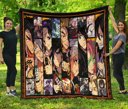 Hashira Strongest Characters Demon Slayer Area Rug Anime Home Decor Custom For Fans NA052001