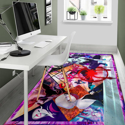 Spider Gwen Into The Spiderverse Area Rug Movie Home Decor Custom For Fans NT051002