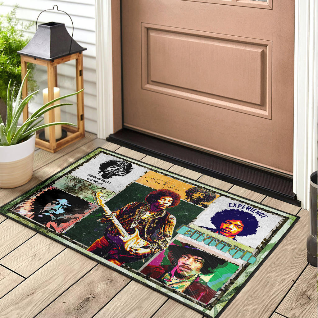 Jimi Hendrix Door Mat Singer Home Decor Custom For Fans NT050602