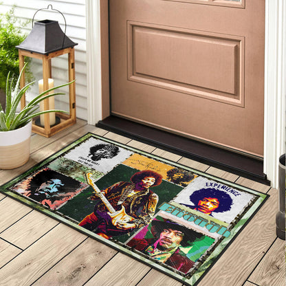 Jimi Hendrix Door Mat Singer Home Decor Custom For Fans NT050602