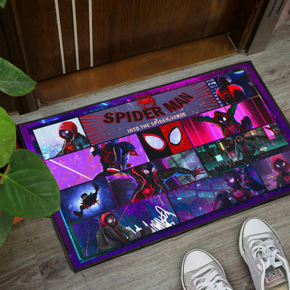Spider Man Into Spiderverse Door Mat Movie Home Decor Custom For Fans NT050402