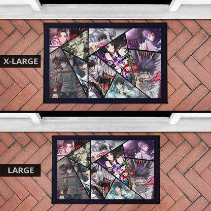 Toge Inumaki And Junpei Yoshino Jujutsu Kaisen Door Mat Anime Home Decor Custom For Fans NA052503