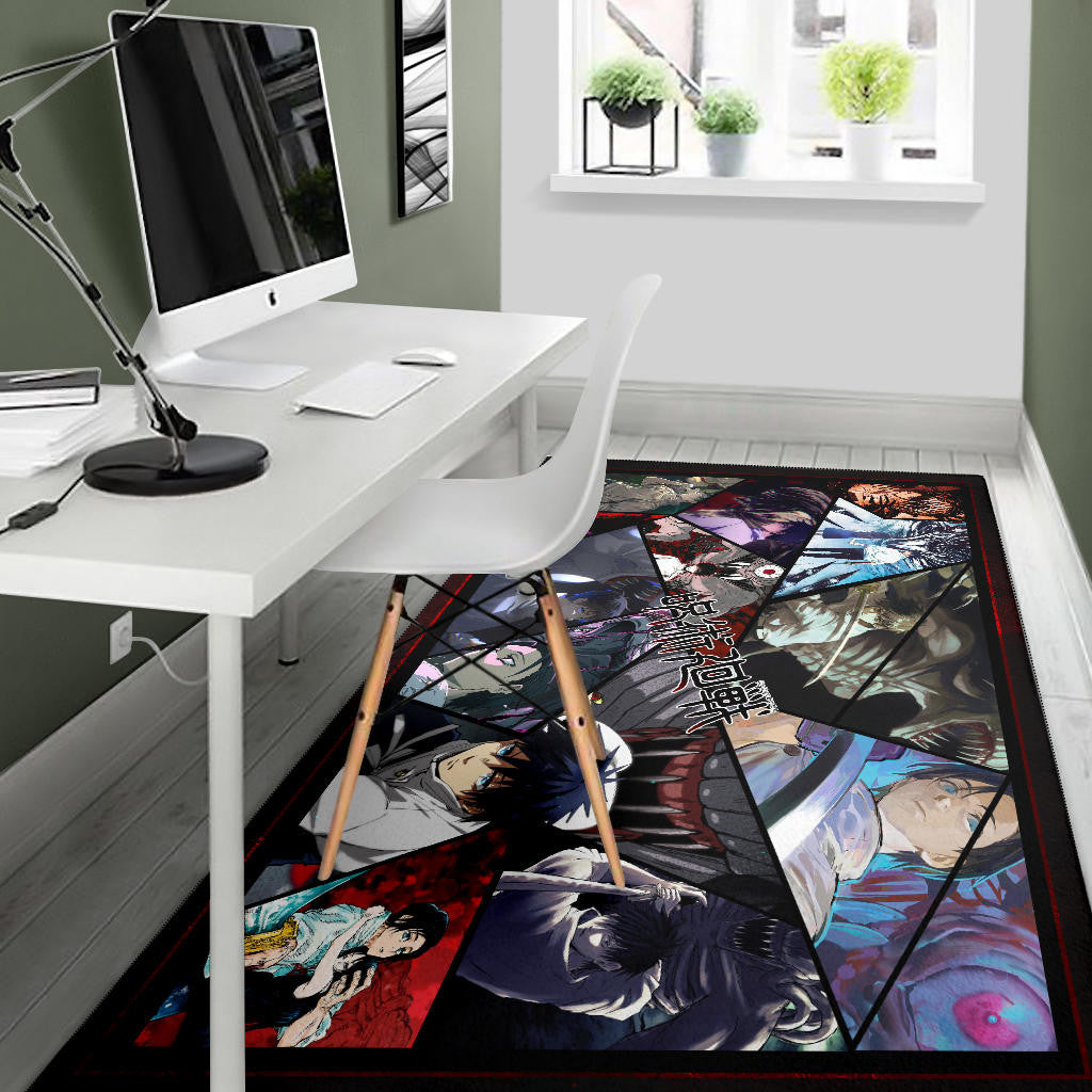 Junpei Yoshino Jujutsu Kaisen Area Rug Anime Home Decor Custom For Fans NA052501