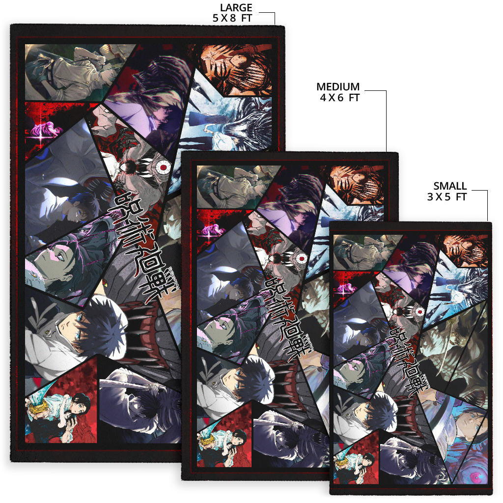 Junpei Yoshino Jujutsu Kaisen Area Rug Anime Home Decor Custom For Fans NA052501