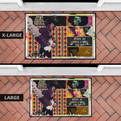 Jimi Hendrix Door Mat Singer Home Decor Custom For Fans NT050601