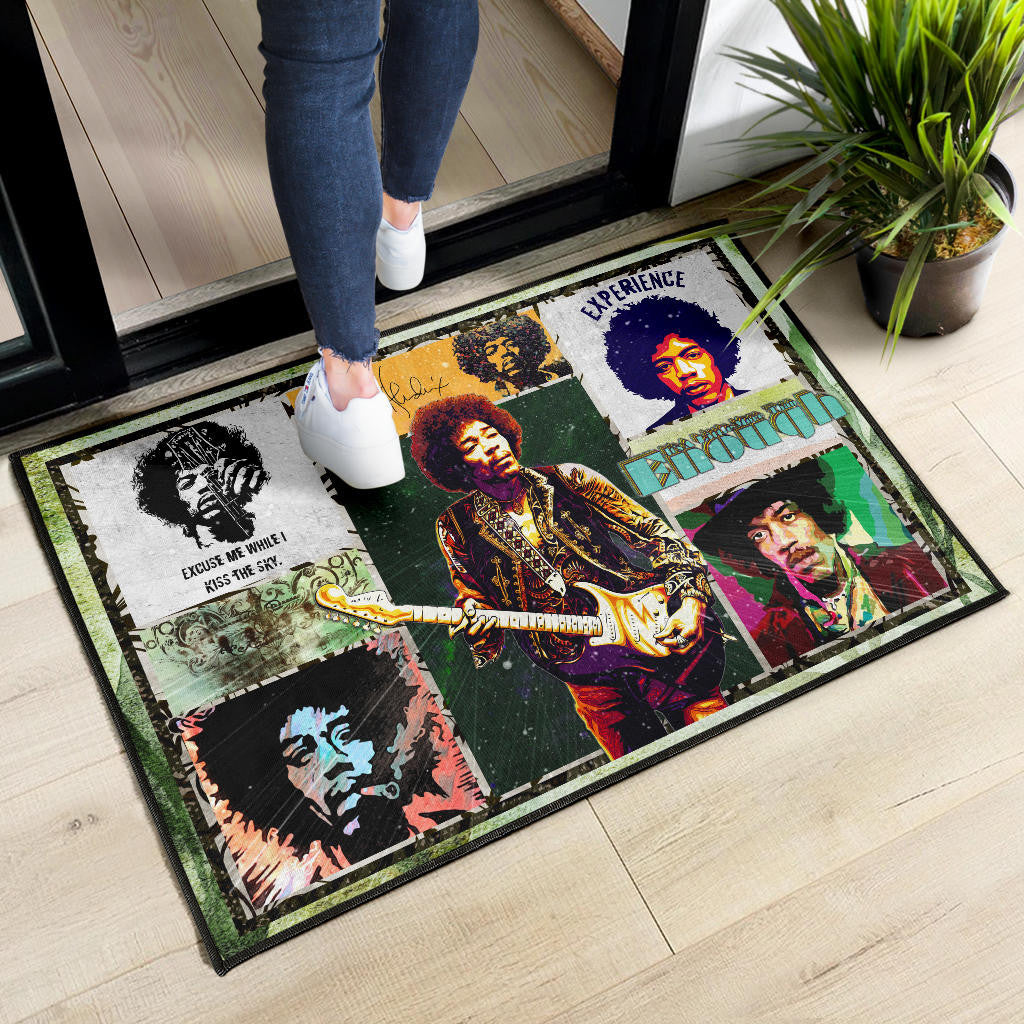 Jimi Hendrix Door Mat Singer Home Decor Custom For Fans NT050602