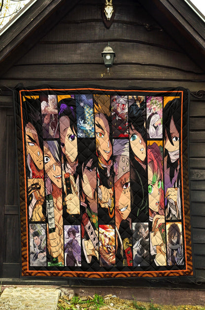 Hashira Strongest Characters Demon Slayer Area Rug Anime Home Decor Custom For Fans NA052001