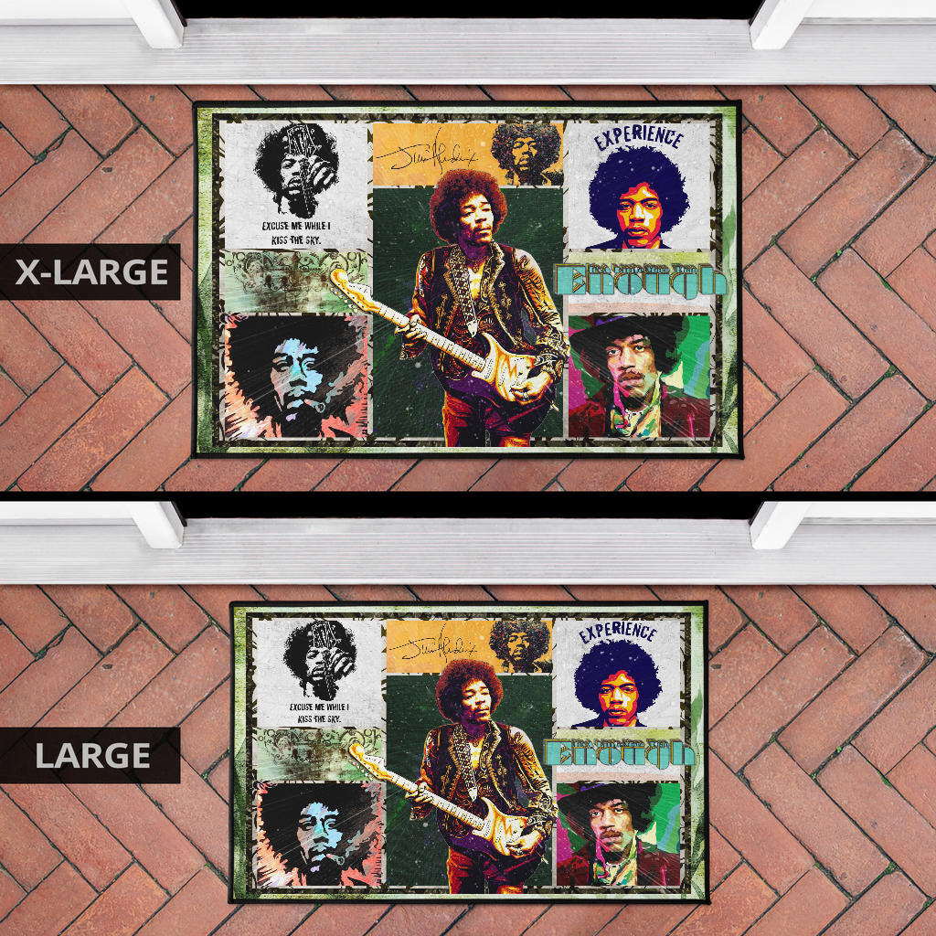 Jimi Hendrix Door Mat Singer Home Decor Custom For Fans NT050602