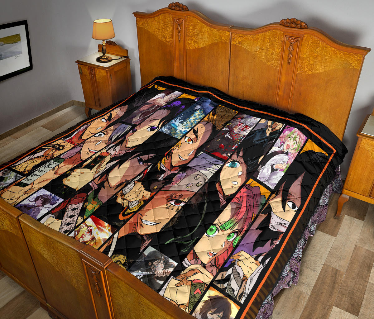 Hashira Strongest Characters Demon Slayer Area Rug Anime Home Decor Custom For Fans NA052001