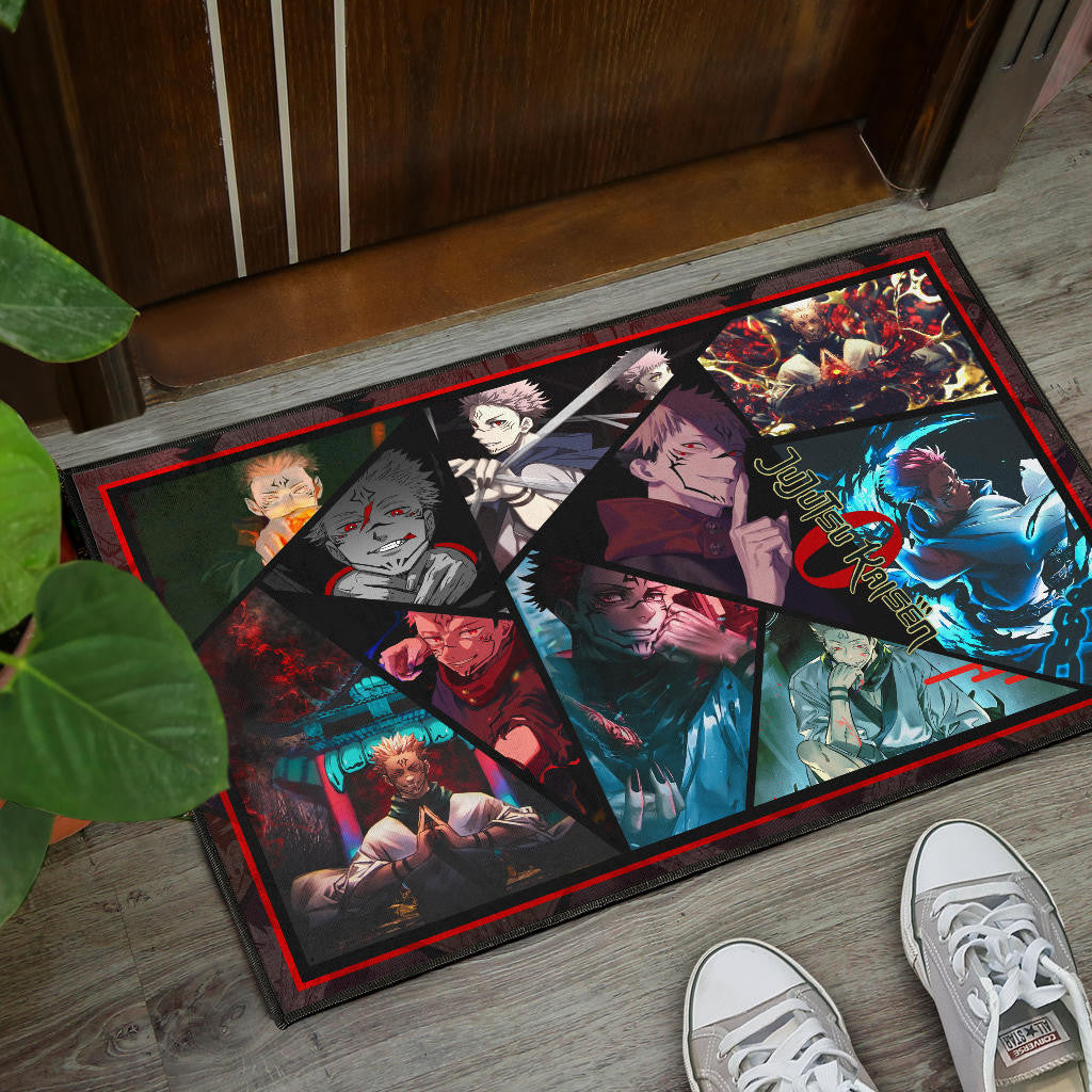 Ryomen Sukuna Jujutsu Kaisen Door Mat Anime Home Decor Custom For Fans NA052303