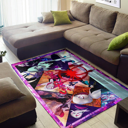 Spider Gwen Into The Spiderverse Area Rug Movie Home Decor Custom For Fans NT051002