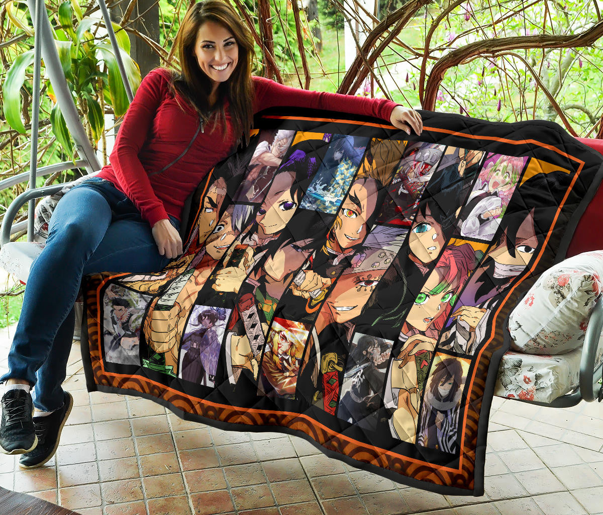 Hashira Strongest Characters Demon Slayer Area Rug Anime Home Decor Custom For Fans NA052001