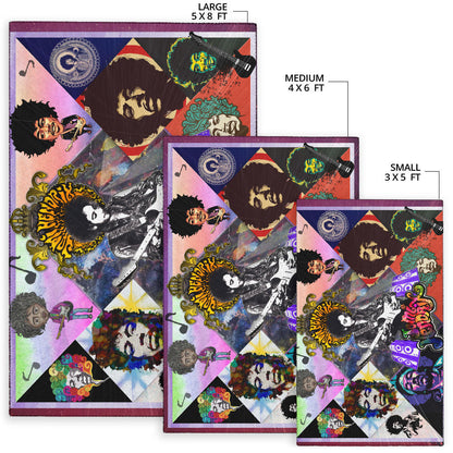 Jimi Hendrix Area Rug Singer Home Decor Custom For Fans NT051104