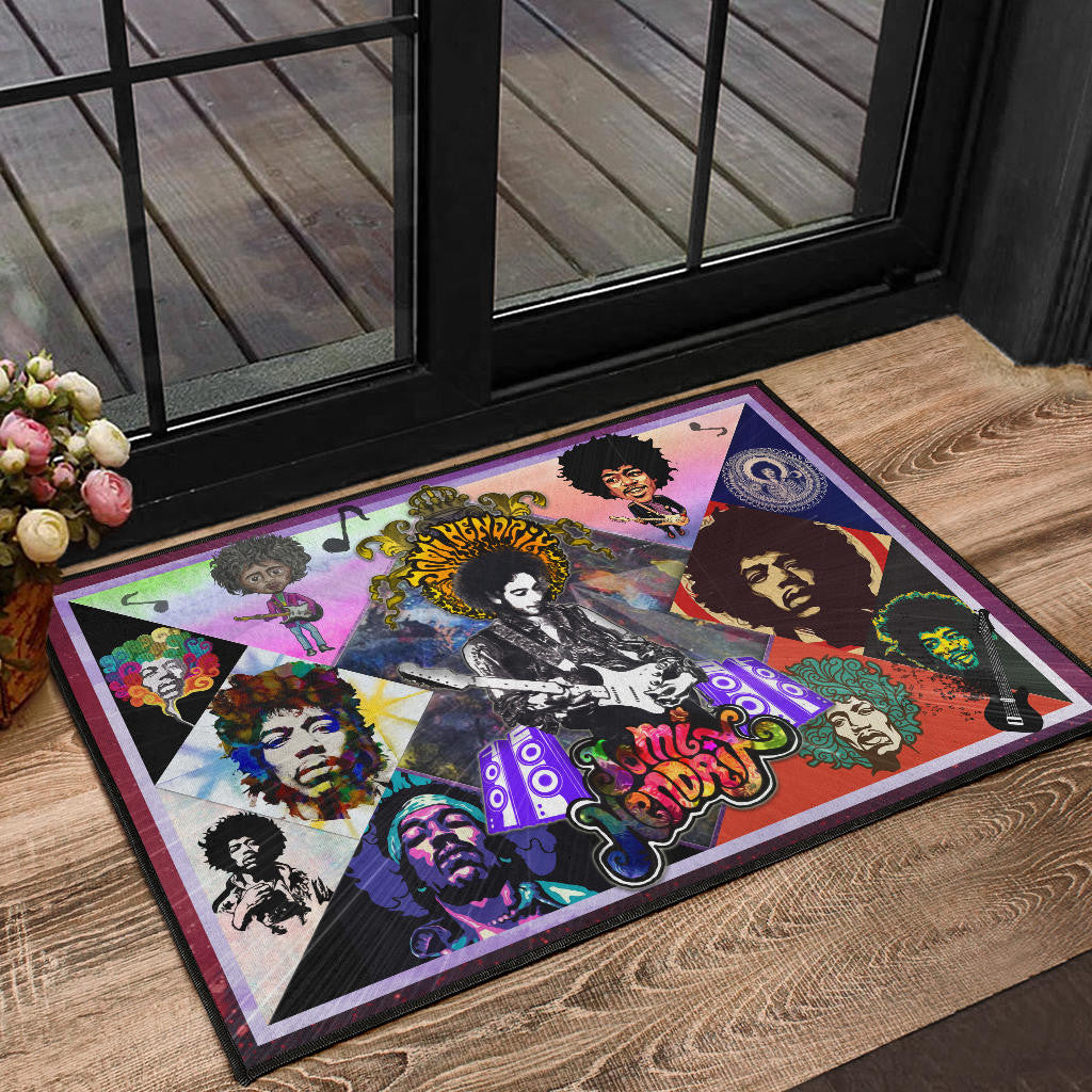 Jimi Hendrix Door Mat Singer Home Decor Custom For Fans NT051104