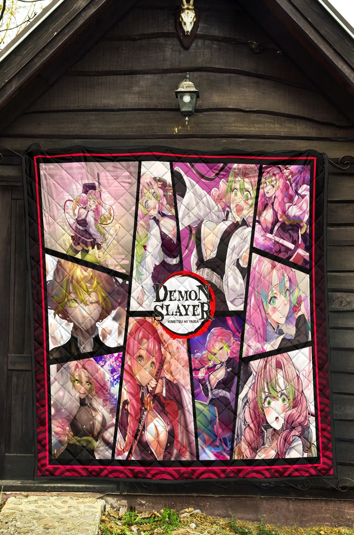 Mitsuri Kanroji Love Hashira Demon Slayer Area Rug Anime Home Decor Custom For Fans NA052004