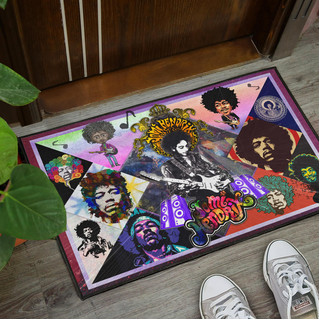 Jimi Hendrix Door Mat Singer Home Decor Custom For Fans NT051104