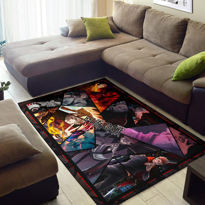 Ryomen Sukuna Jujutsu Kaisen Area Rug Anime Home Decor Custom For Fans NA052301
