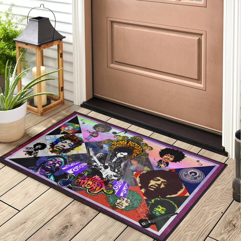 Jimi Hendrix Door Mat Singer Home Decor Custom For Fans NT051104