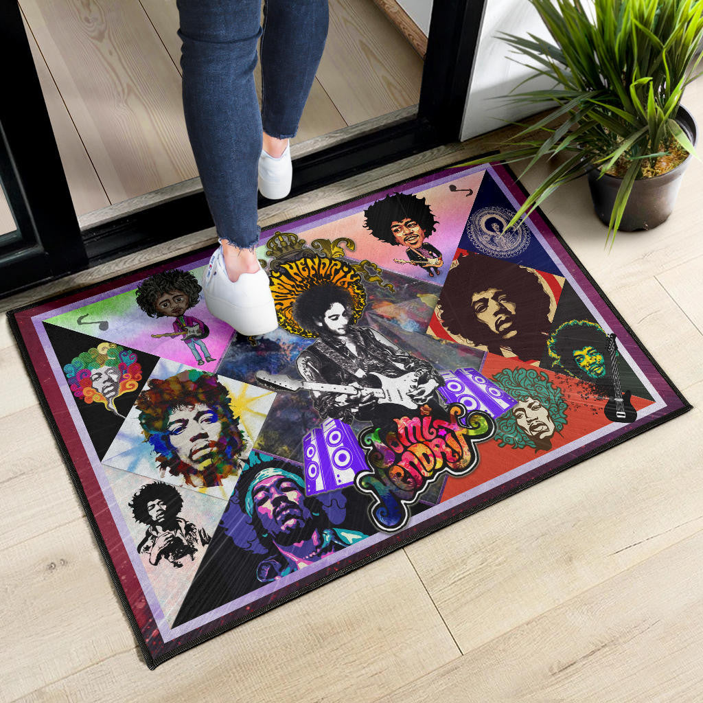 Jimi Hendrix Door Mat Singer Home Decor Custom For Fans NT051104