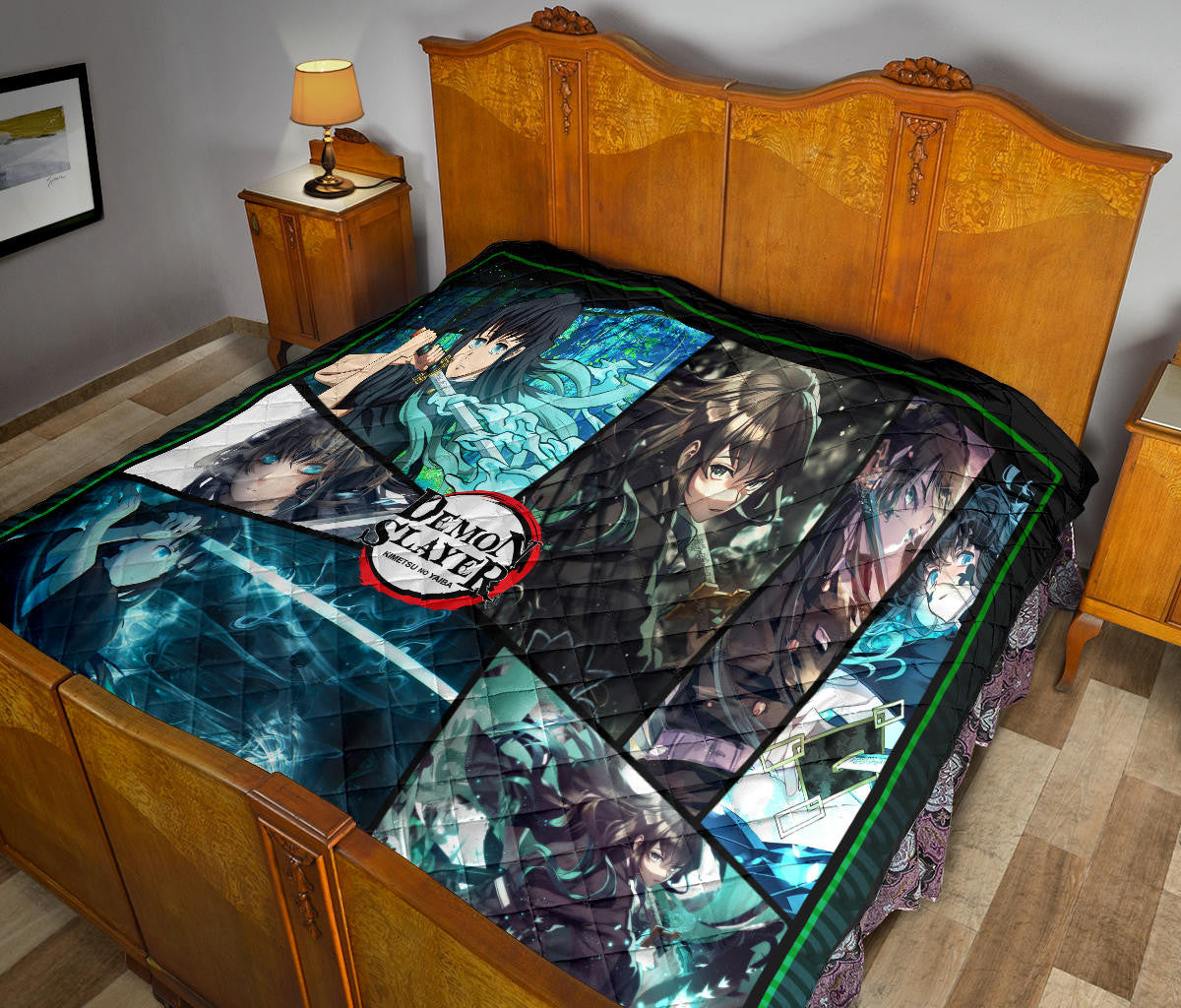 Muichiro Tokito Mist Hashira Demon Slayer Area Rug Anime Home Decor Custom For Fans NA052003