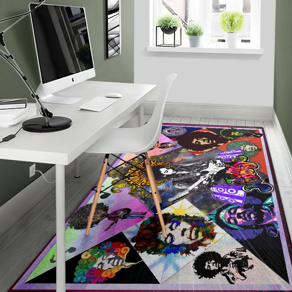 Jimi Hendrix Area Rug Singer Home Decor Custom For Fans NT051104