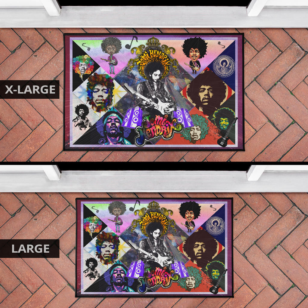 Jimi Hendrix Door Mat Singer Home Decor Custom For Fans NT051104