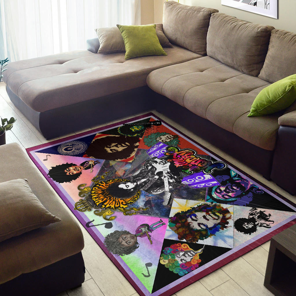 Jimi Hendrix Area Rug Singer Home Decor Custom For Fans NT051104