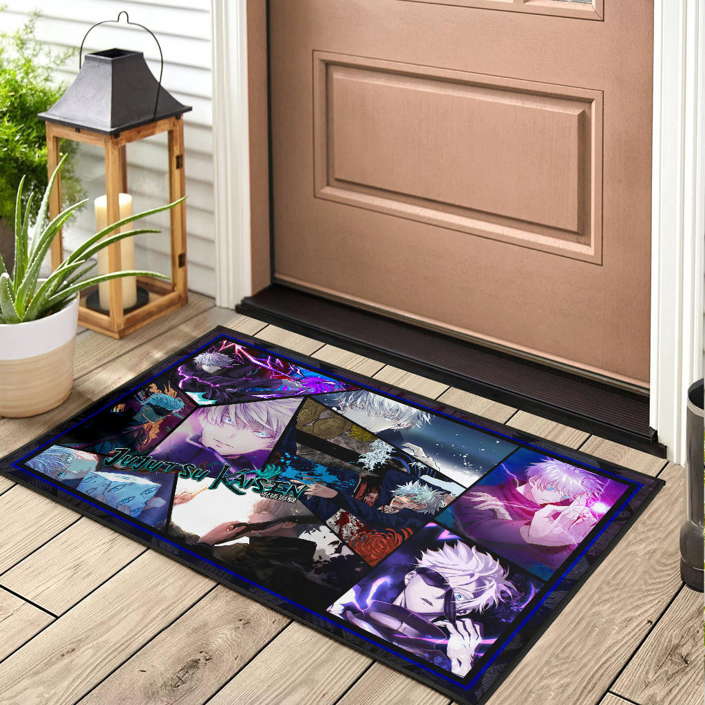 Satoru Gojo Jujutsu Kaisen Door Mat Anime Home Decor Custom For Fans NA052002