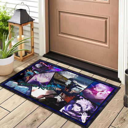 Satoru Gojo Jujutsu Kaisen Door Mat Anime Home Decor Custom For Fans NA052002
