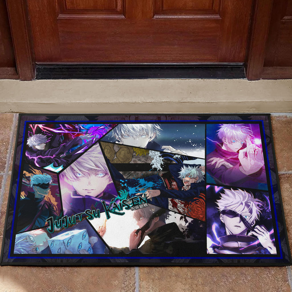 Satoru Gojo Jujutsu Kaisen Door Mat Anime Home Decor Custom For Fans NA052002