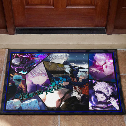 Satoru Gojo Jujutsu Kaisen Door Mat Anime Home Decor Custom For Fans NA052002