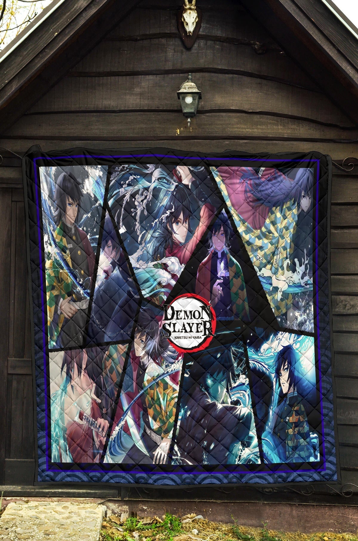 Giyu Tomioka Water Hashira Demon Slayer Area Rug Anime Home Decor Custom For Fans NA052007