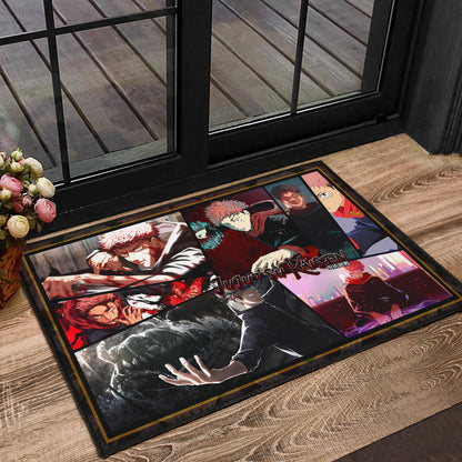 Itadori Yuji Jujutsu Kaisen Door Mat Anime Home Decor Custom For Fans NA052003