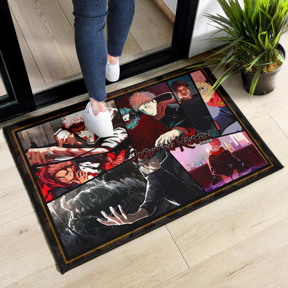 Itadori Yuji Jujutsu Kaisen Door Mat Anime Home Decor Custom For Fans NA052003