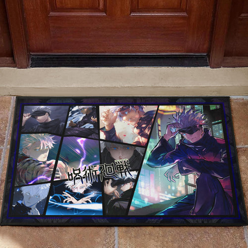 Satoru Gojo Jujutsu Kaisen Door Mat Anime Home Decor Custom For Fans NA052001