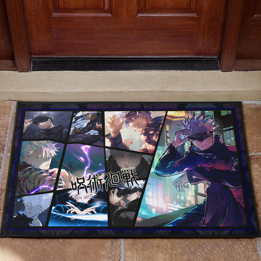 Satoru Gojo Jujutsu Kaisen Door Mat Anime Home Decor Custom For Fans NA052001