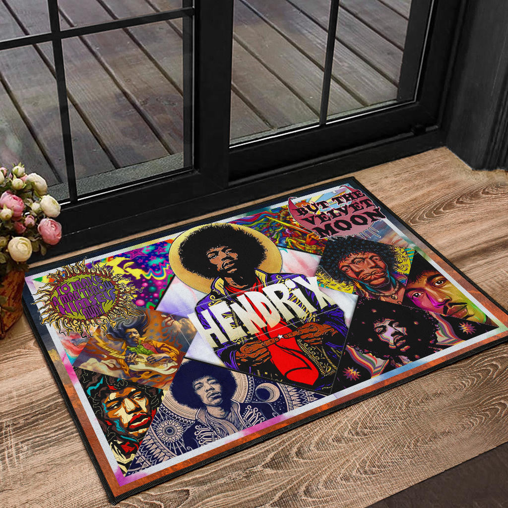 Jimi Hendrix Door Mat Singer Home Decor Custom For Fans NT050902