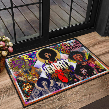 Jimi Hendrix Door Mat Singer Home Decor Custom For Fans NT050902