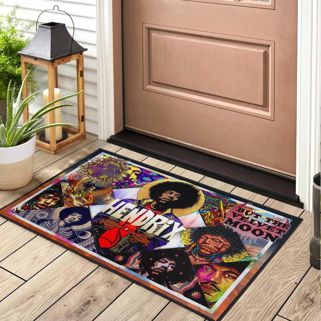 Jimi Hendrix Door Mat Singer Home Decor Custom For Fans NT050902