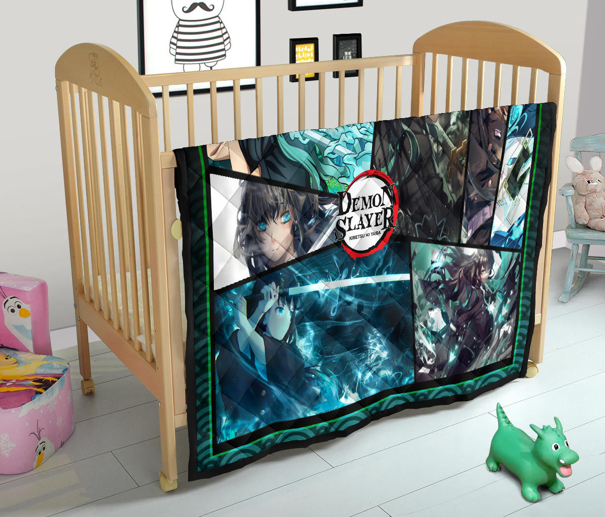 Muichiro Tokito Mist Hashira Demon Slayer Area Rug Anime Home Decor Custom For Fans NA052003