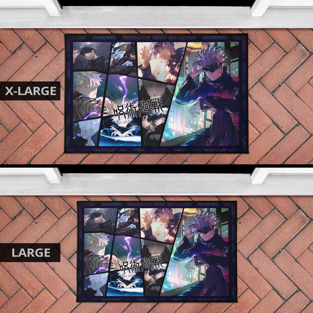Satoru Gojo Jujutsu Kaisen Door Mat Anime Home Decor Custom For Fans NA052001