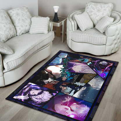 Satoru Gojo Jujutsu Kaisen Area Rug Anime Home Decor Custom For Fans NA052002