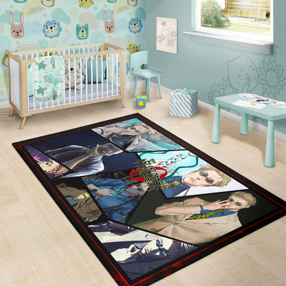 Kento Nanami Jujutsu Kaisen Area Rug Anime Home Decor Custom For Fans NA052504