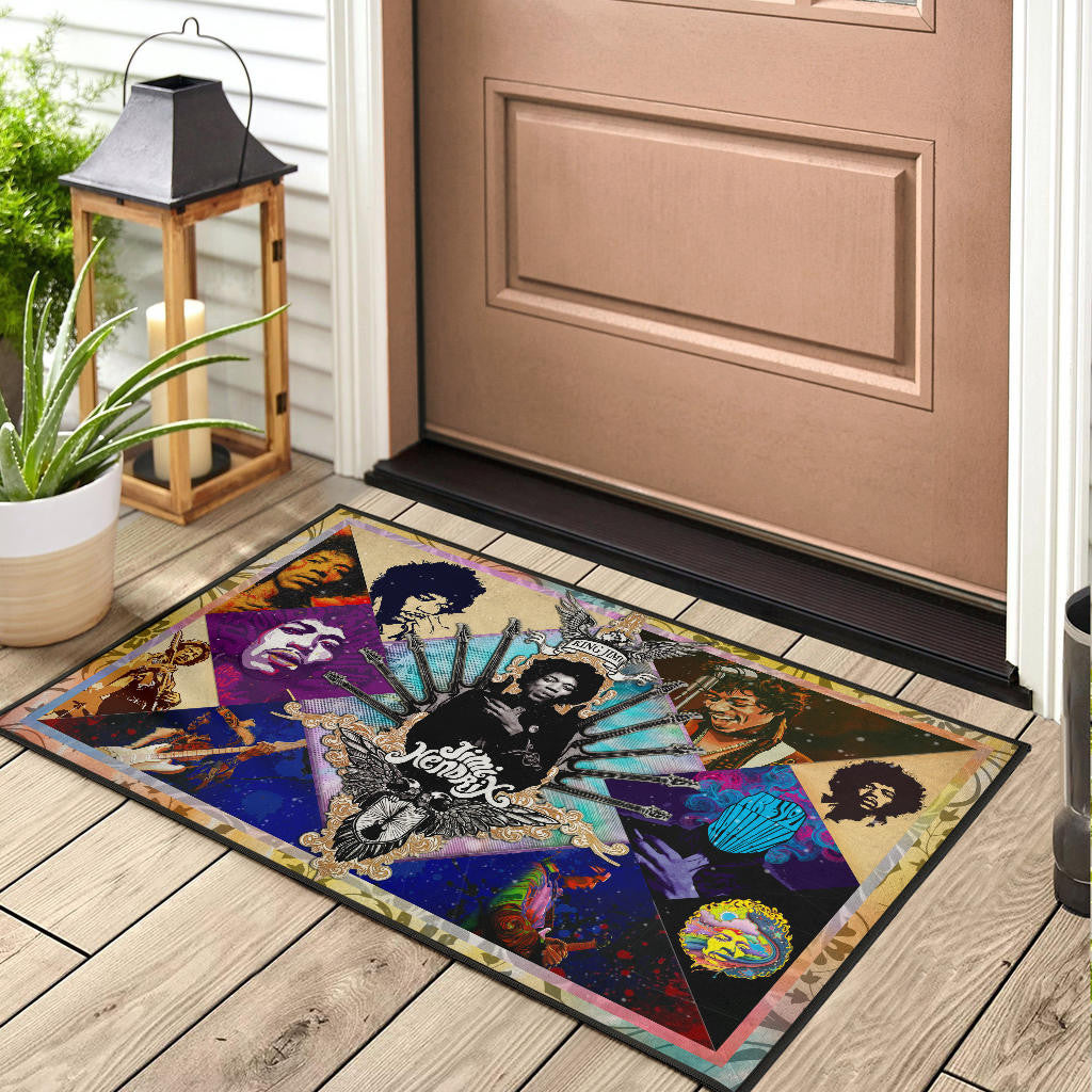 Jimi Hendrix Door Mat Singer Home Decor Custom For Fans NT051001
