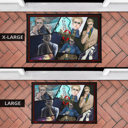 Kento Nanami Jujutsu Kaisen Door Mat Anime Home Decor Custom For Fans NA052504