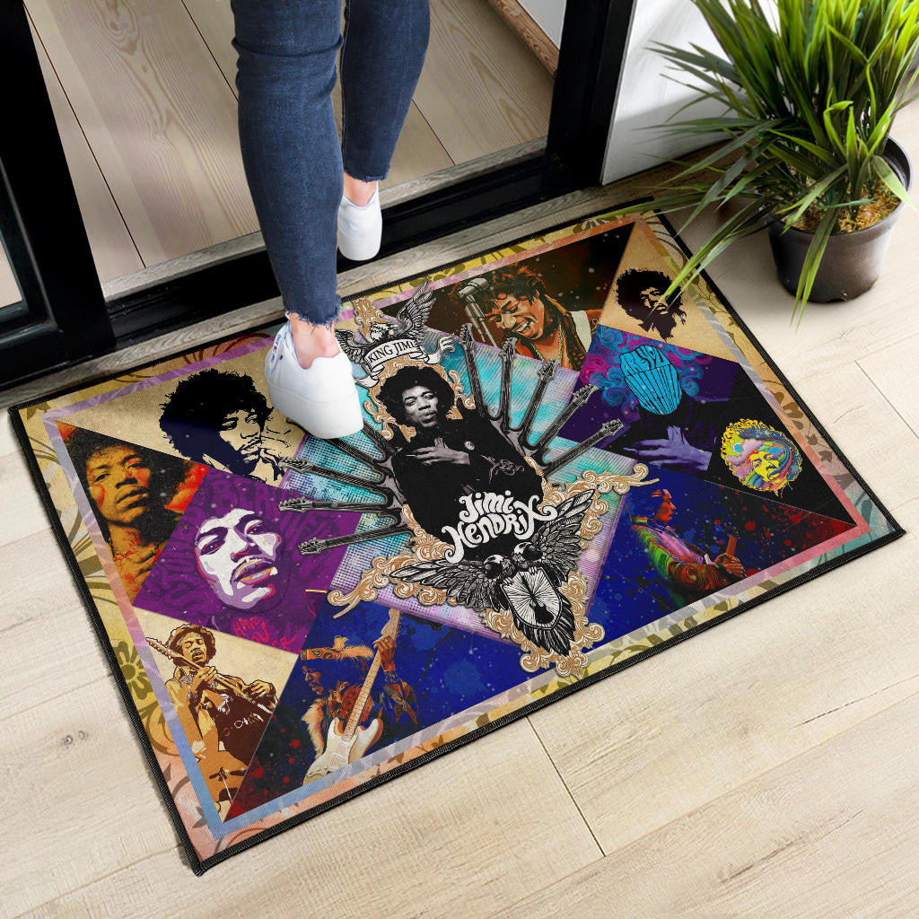 Jimi Hendrix Door Mat Singer Home Decor Custom For Fans NT051001