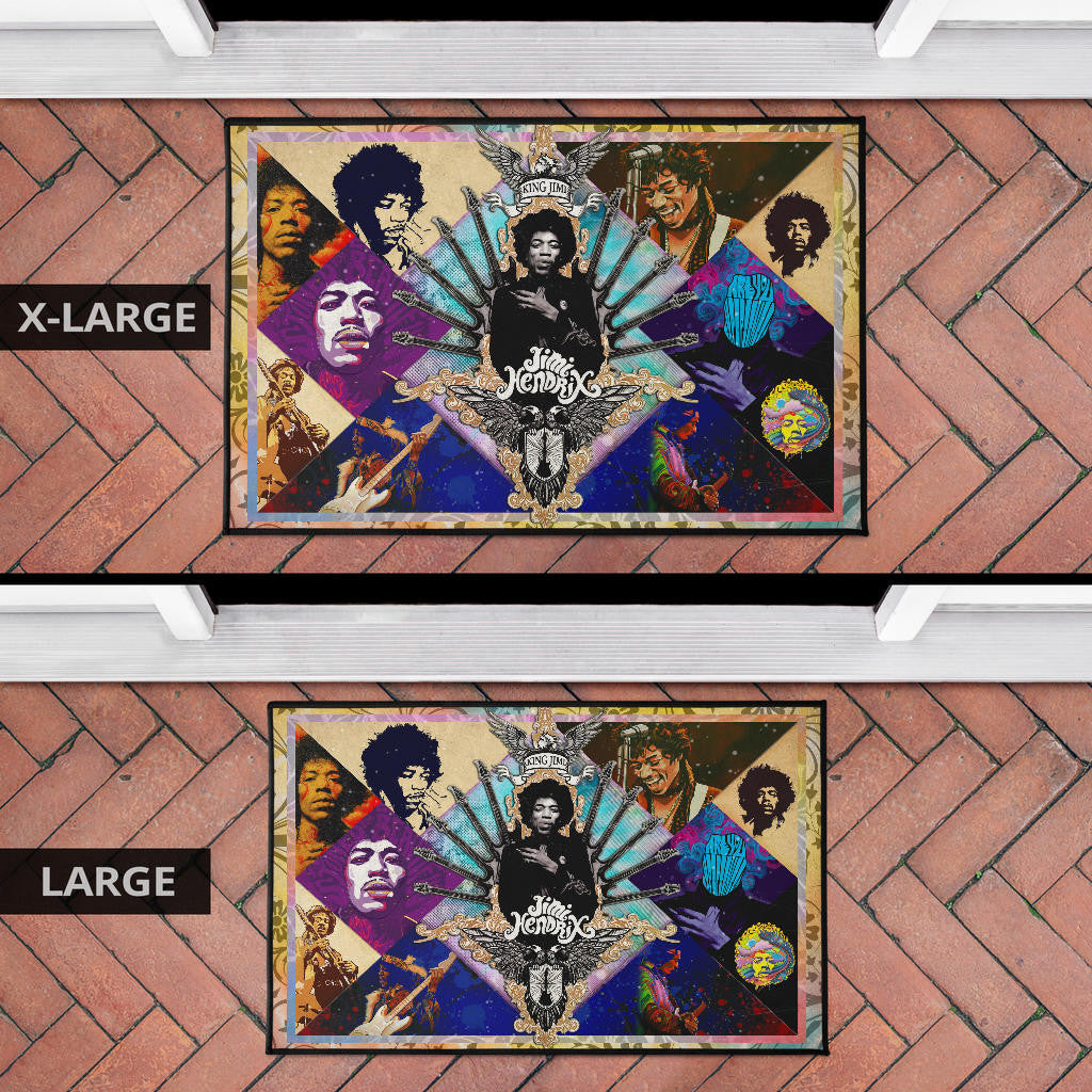 Jimi Hendrix Door Mat Singer Home Decor Custom For Fans NT051001