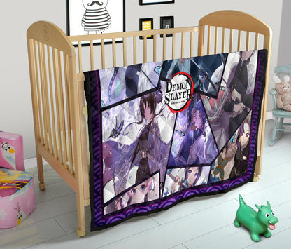 Shinobu Kocho Insect Hashira Demon Slayer Area Rug Anime Home Decor Custom For Fans NA052008